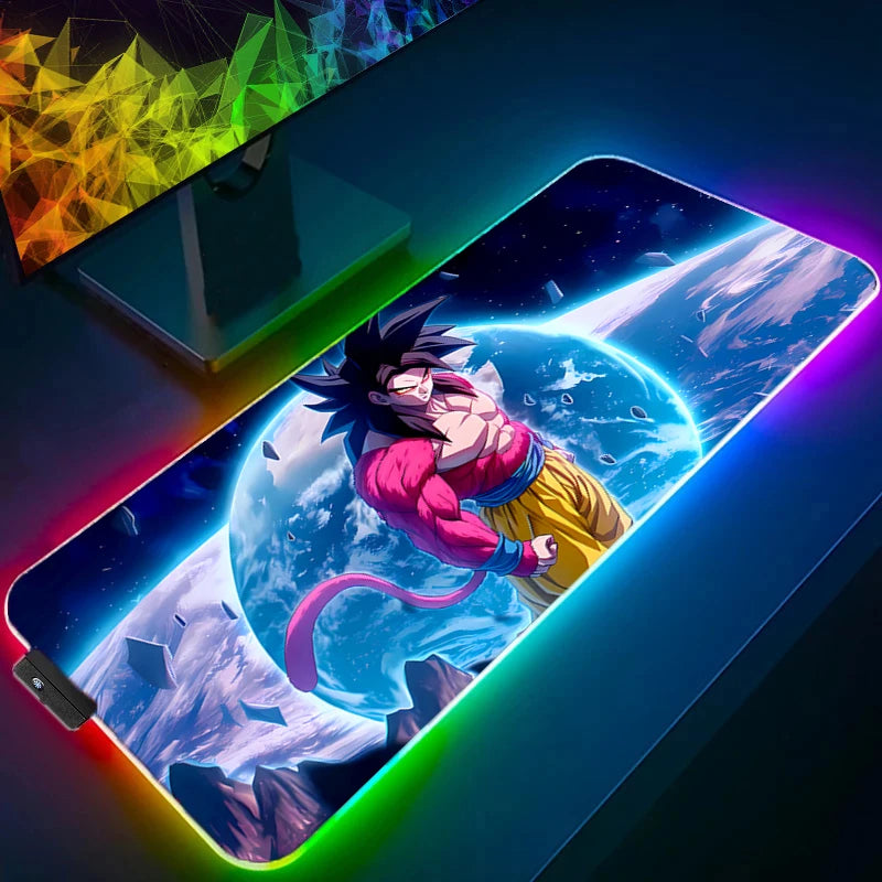 Dragon Ball RGB Gaming Mouse Pad XXL | LED Backlit Anime Desk Mat