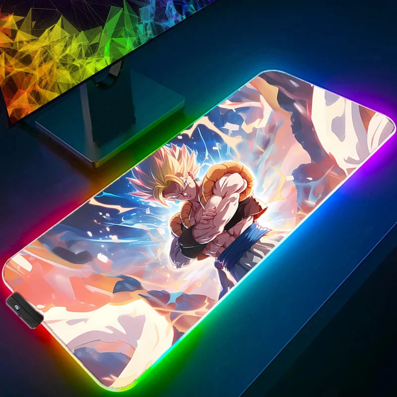 Dragon Ball RGB Gaming Mouse Pad XXL | LED Backlit Anime Desk Mat
