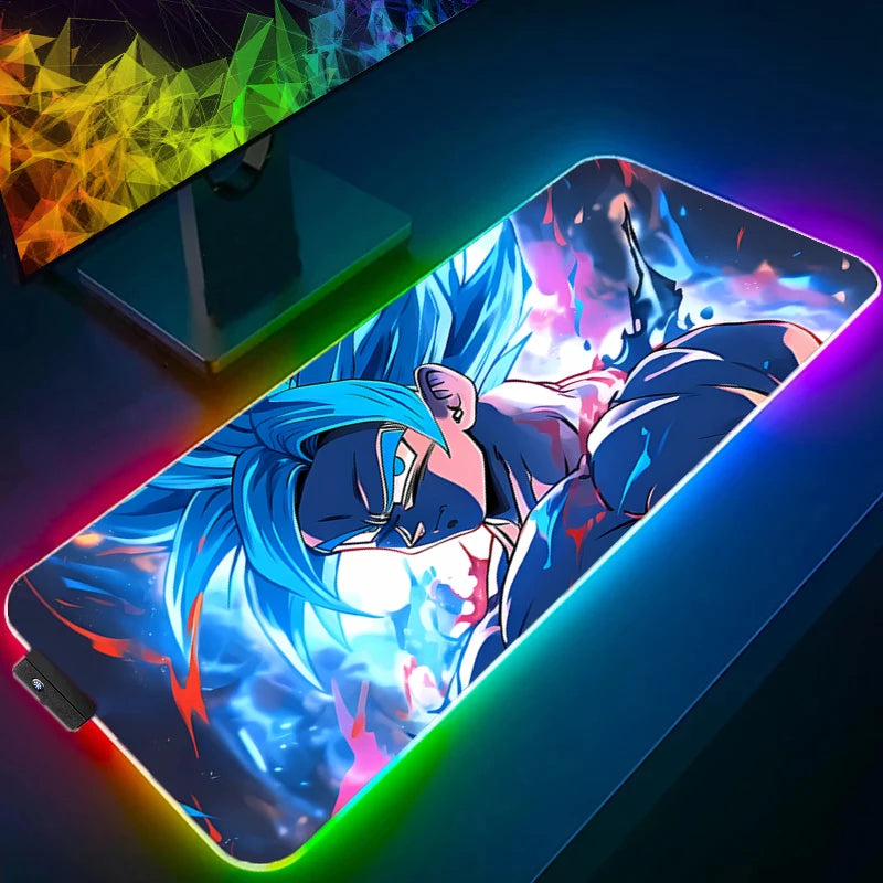 Dragon Ball RGB Gaming Mouse Pad XXL | LED Backlit Anime Desk Mat