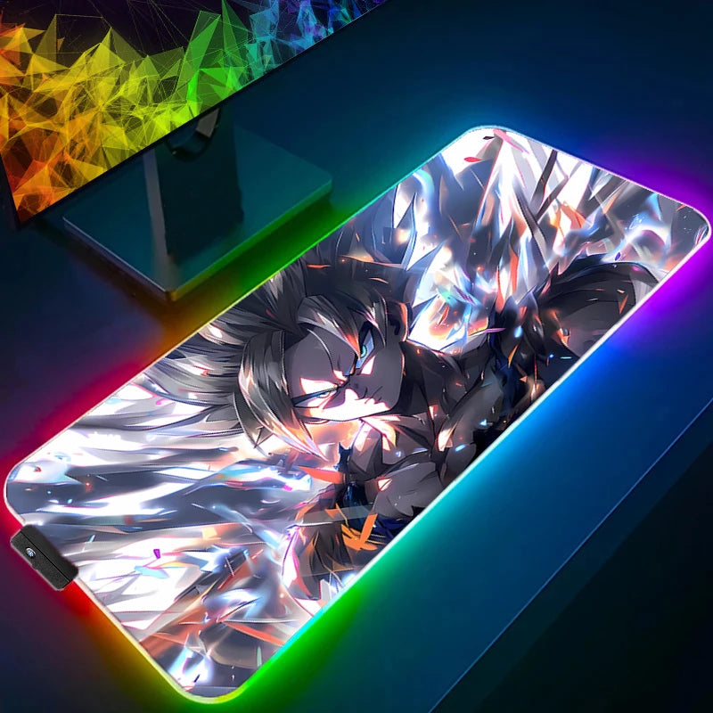 Dragon Ball RGB Gaming Mouse Pad XXL | LED Backlit Anime Desk Mat