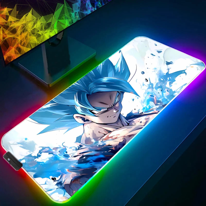 Dragon Ball RGB Gaming Mouse Pad XXL | LED Backlit Anime Desk Mat